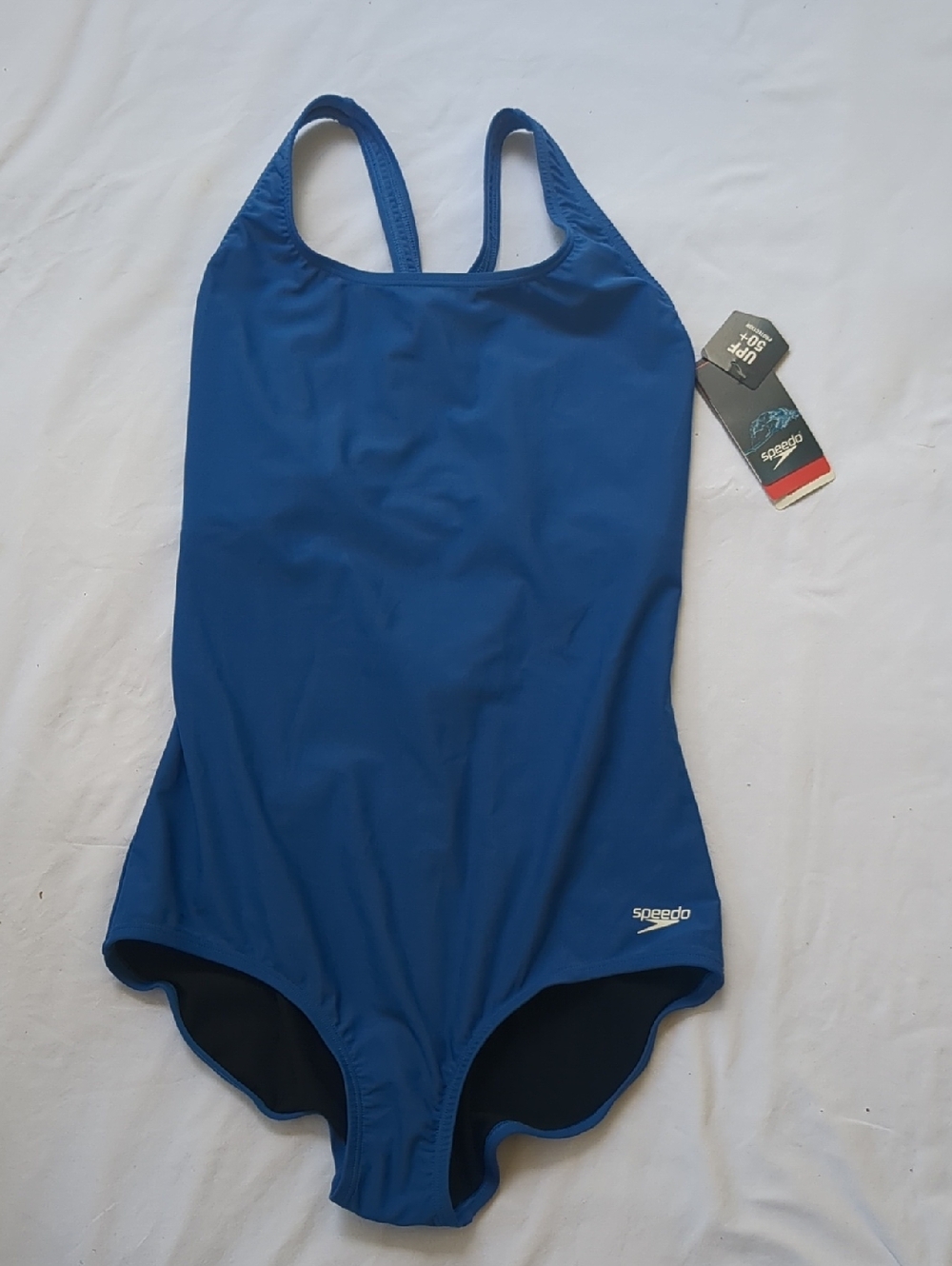 Speedo Solid Royal Blue Women's One-Piece Swimsuit